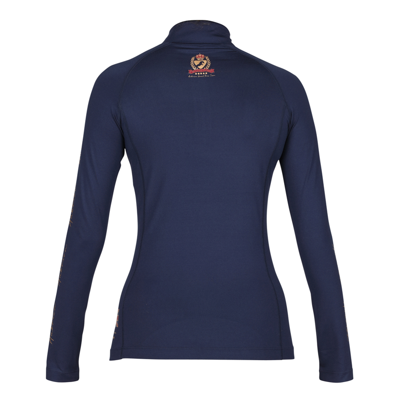 Aubrion Team Long Sleeve Base Layer - Navy Blue-2